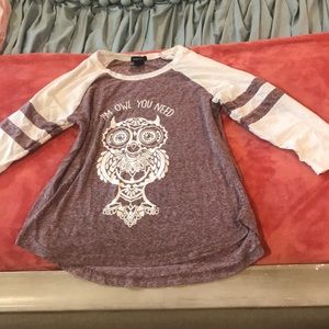 “I’m owl you need” 3/4 Lengths shirt